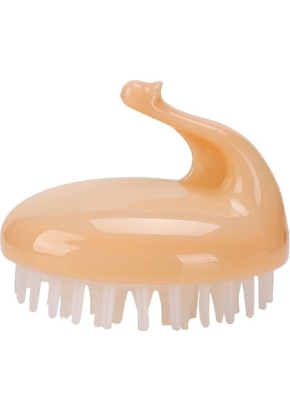 Geniş Diş El Tarak Silikon Saç Derisi Masaj Fırçası Yıkama Tarağı Mini Kafa Meridyen Masajı (Yurt Dışından)