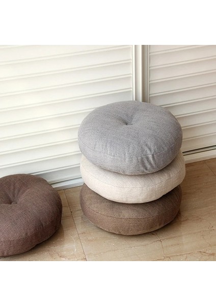 Mavi 40X40 cm Yuvarlak Şekil 2 Boyutu Pamuk Keten Koltuk Minderi Ipek Pamuk Çekirdek Tatami Yastık Yastık Ev Dekorasyon Yumuşak Araba Kanepe Yastık (Yurt Dışından) fırsatları