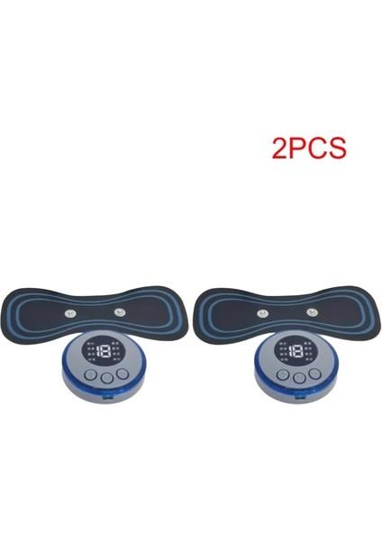 LCD 2pc Elektronik Sırt Boyun Masajı Uygun Mini Boyun Masajı Yaması Akıllı Yeniden Kullanılabilir Hafif Ayarlanabilir Yorgunluğu Gidermek Için (Yurt Dışından)