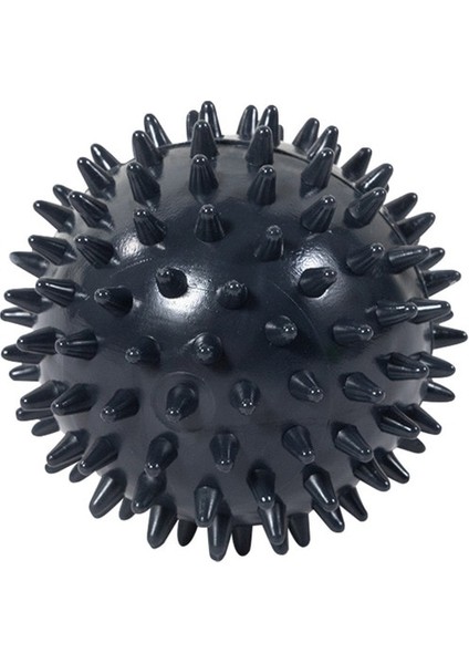 9 cm Siyah 7.5 cm Pvc Dikenli Masaj Topu Stres Giderici Rulo Spor Fitness Plantar Fasiit Rahatlatıcı Egzersiz El Ayak Sırt Masajı (Yurt Dışından)