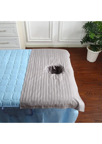 Pembe 40CMX60CM Yüz Delikli Pamuklu Masaj Havlusu, Tuina El Bezi, Massge Masa Örtüsü, Sırt Yürüyüşü 5 Parça (Yurt Dışından)