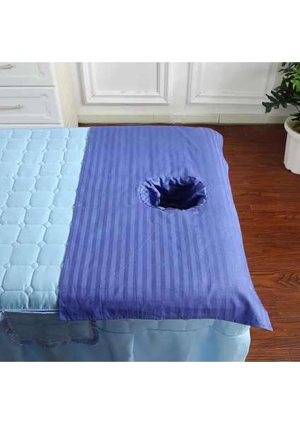 Pembe 40CMX60CM Yüz Delikli Pamuklu Masaj Havlusu, Tuina El Bezi, Massge Masa Örtüsü, Sırt Yürüyüşü 5 Parça (Yurt Dışından)