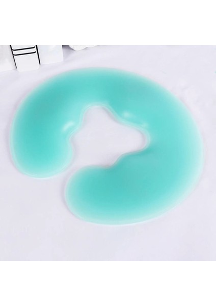 U Şekli Yeşil Spa Masaj Yastığı Tartı Aksesuarları Silikon Yumuşak Cilt Bakımı Jel Yüz Relax Kafalık Kafa Beşiği Yastık Ev Güzellik Salonu Için (Yurt Dışından) fırsatları