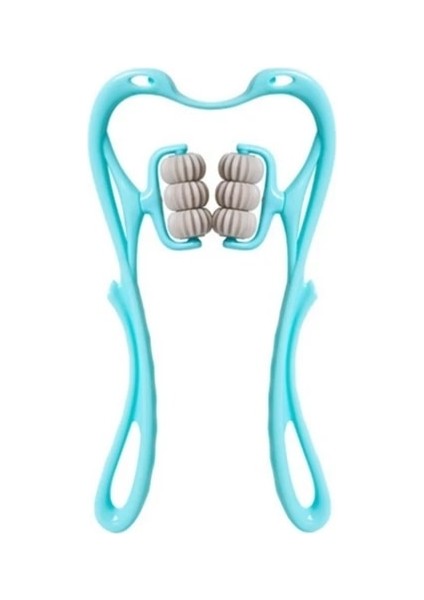 Mavi 6 Top Rulo Servikal Omurga Masajı Rulo Sırt Masajı Manuel Yorgunluğu Gidermek Için Kullanın Omuz Boyun Enstrüman Lomber Yoğurma Ev (Yurt Dışından) fiyatları