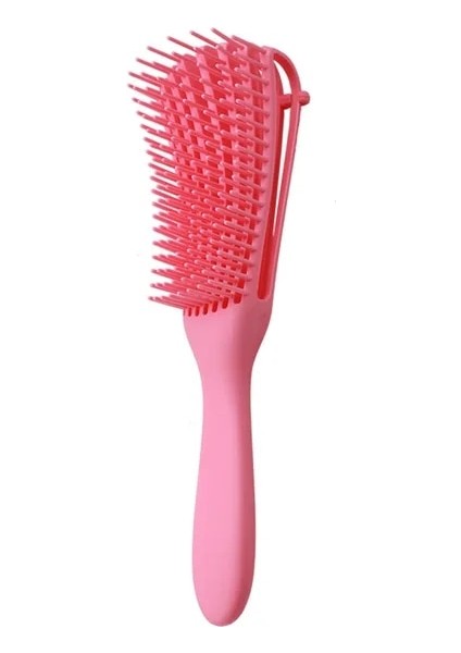 Pembe Salon Dolaşık Açıcı Fırça Kıvırcık Saçlar Için Kaymaz Kauçuk Ahtapot Saç Fırçası Tarak Saç Derisi Masaj Fırçaları Saç Şekillendirici Aracı (Yurt Dışından)