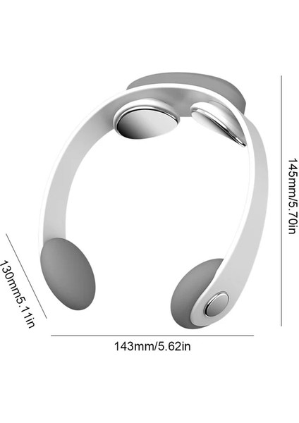 Elektrikli Sırt Boyun Omuz Masajı Mini Boyun Masaj Aparatı Taşınabilir Fizyoterapi Fonksiyonu Çift Kafa Kas Rahatlatmak Için (Yurt Dışından)