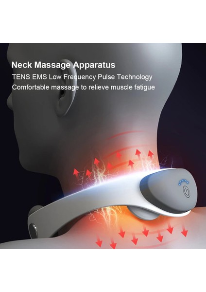 Elektrikli Sırt Boyun Omuz Masajı Mini Boyun Masaj Aparatı Taşınabilir Fizyoterapi Fonksiyonu Çift Kafa Kas Rahatlatmak Için (Yurt Dışından) fiyatları