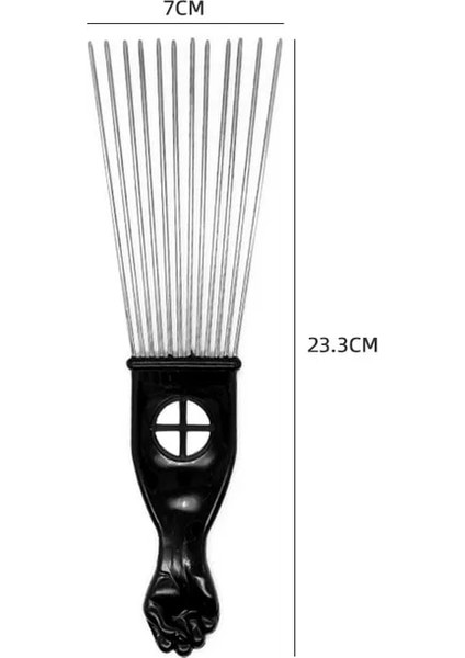 Tip 2 Erkekler Afrika Tarzı Seçim Saç Tarak Salon Kullanımı Siyah Yumruk Afro Tarak Fırça Kuaförlük Saç Şekillendirici Aracı Saç Bakımı Tarak (Yurt Dışından) fiyatları