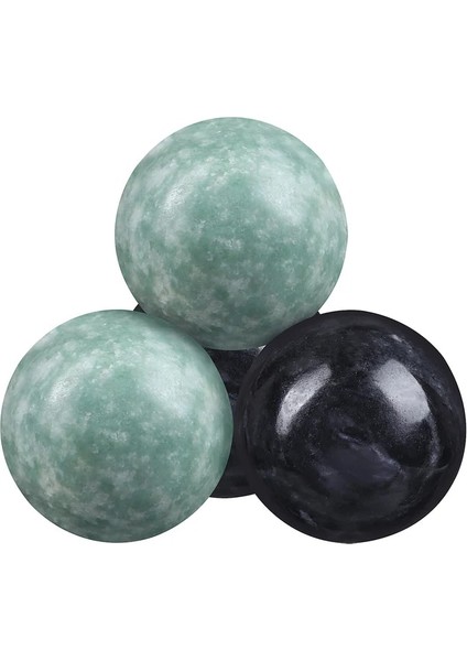 Gösterildiği Gibi 2 Takım Baoding Topları El Egzersizi Çin Stres Sağlık Egzersiz Fitness Mermer (Yurt Dışından)