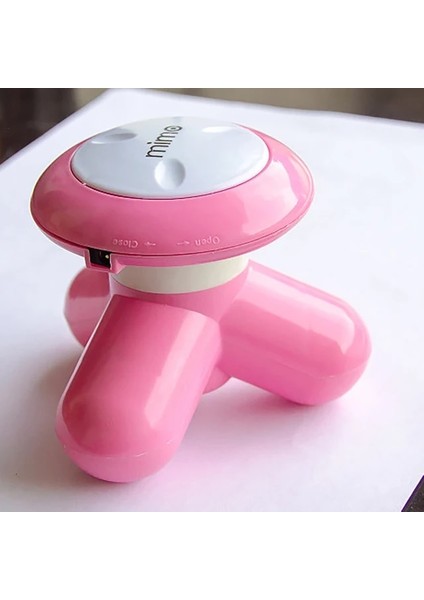 Danlu Mini Boyun Masajı Çok Fonksiyonlu Plastik Üçgen Şekli Elektrikli USB Güzellik Anti Selülit Masaj Aleti - Pembe (Yurt Dışından)