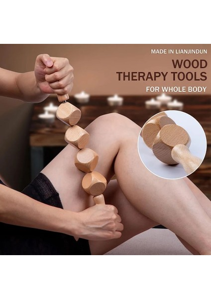 3 Adet Ahşap Terapi Masajı Lenfatik Drenaj Anti Selülit Maderoterapia Kiti-Vücut Şekillendirme, Göbek Bel Kas Masajı Relax (Yurt Dışından) fırsatları