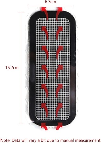 4 Adet Set 6.3X15.2 cm Yedek Jel Ems Eğitmen Tüm Esnek Karın Kemerleri Için Şeffaf Jel Elektrot Pedi Stimülatör Kol Tonlama Pedleri Kemer Değiştirin (Yurt Dışından)