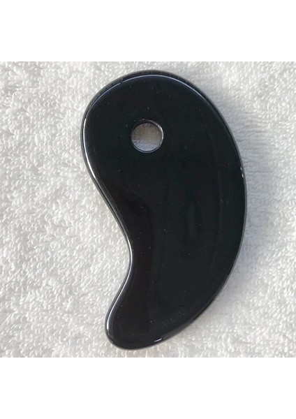 Yüz Için Siyah Reçine Masajı Gua Sha Doğal Reçine Bianstone Yeşim Gua Sha Vücut Masajı Kazıyıcı Guaj Kazıyıcı Güzellik Sağlık Guasha Kurulu (Yurt Dışından)
