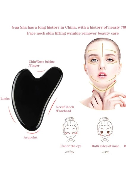 Yüz Için Siyah Reçine Masajı Gua Sha Doğal Reçine Bianstone Yeşim Gua Sha Vücut Masajı Kazıyıcı Guaj Kazıyıcı Güzellik Sağlık Guasha Kurulu (Yurt Dışından) fiyatları