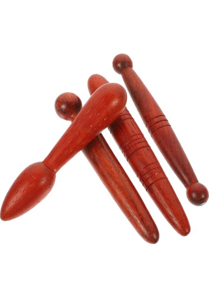 Gösterildiği Gibi 4 Adet Derin Doku Aracı El Masajı Ahşap Tetik Sopa El Aletleri Sopa Katı Ahşap Tay Akupunktur Kalemi (Yurt Dışından) modelleri