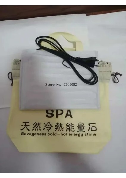 Gösterildiği Gibi 220 V Elektrikli Isıtma Çantası Lava Taş Masajı Enerji Volkanik Taş Boncuk Doğal Sıcak Lava Masaj Taş Spa Relax (Yurt Dışından)
