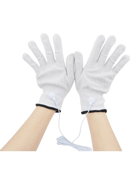 Bracer Iletken Fiber Elektrot Eldiven Çorap Bracer Tens Vücut Masajı Ems Kas Stimülatörü Tens Makinesi Boyun Arka Ayak El (Yurt Dışından)