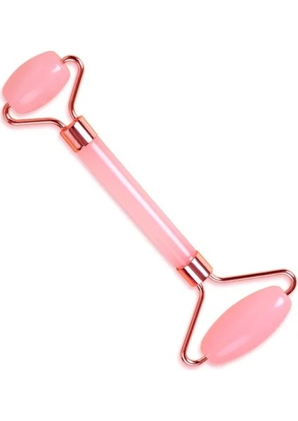 Pembe Reçine Rulo Gua Sha Kalp Şekli Yüz Boyun Sırt Masaj Aleti (Yurt Dışından)