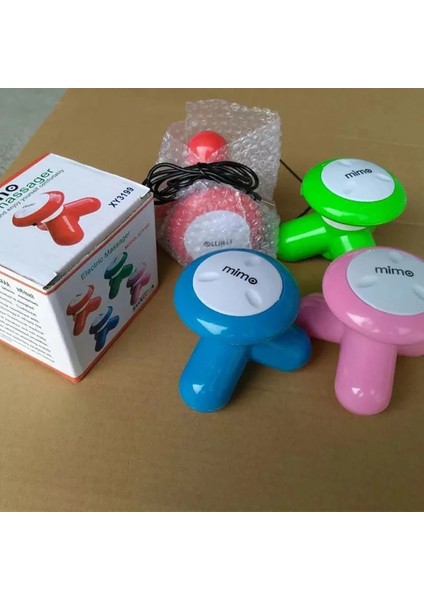 Danlu Mini Boyun Masajı Çok Fonksiyonlu Plastik Üçgen Şekli Elektrikli USB Güzellik Anti Selülit Masaj Aleti - Pembe (Yurt Dışından)