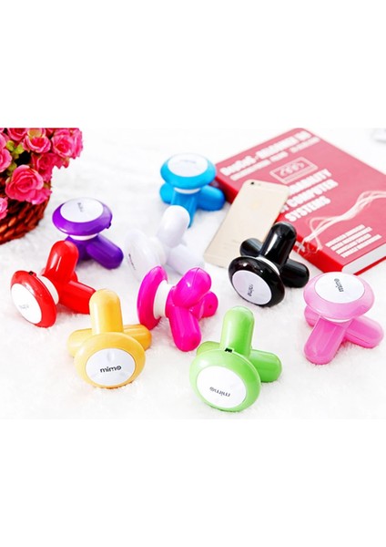 Danlu Mini Boyun Masajı Çok Fonksiyonlu Plastik Üçgen Şekli Elektrikli USB Güzellik Anti Selülit Masaj Aleti - Pembe (Yurt Dışından)