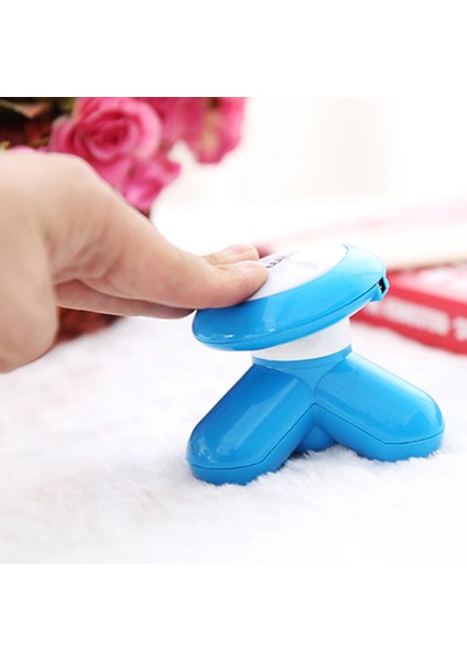 Danlu Mini Boyun Masajı Çok Fonksiyonlu Plastik Üçgen Şekli Elektrikli USB Güzellik Anti Selülit Masaj Aleti - Pembe (Yurt Dışından)
