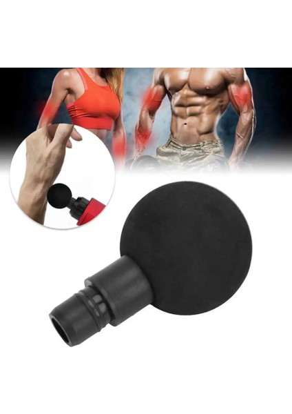 5 cm Küçük Top Kafa Fasya Tabancası Kafası Aplikatör Eki Yedek Kas Masaj Kafası Derin Doku Perküsyon Fişi 19MM Çap Kalçalar Için (Yurt Dışından)
