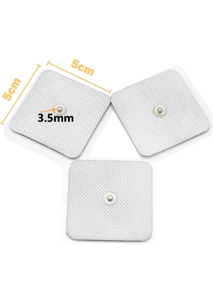 20 Adetmini Düğme 10/20 Adet Elektrot Pedleri Yedek Onlarca Kendinden Yapışkanlı Pedler Terapi Makinesi Kas Stimülatörü Masaj Sağlık (Yurt Dışından)