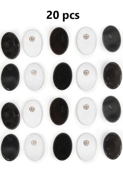 20 Adetmini Düğme 10/20 Adet Elektrot Pedleri Yedek Onlarca Kendinden Yapışkanlı Pedler Terapi Makinesi Kas Stimülatörü Masaj Sağlık (Yurt Dışından) fiyatları