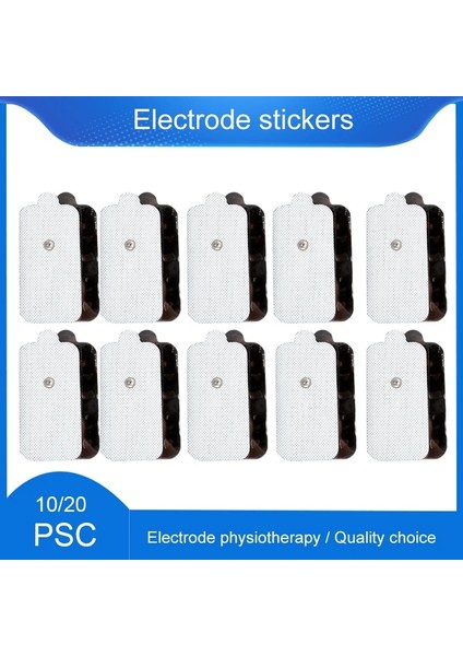20 Adetmini Düğme 10/20 Adet Elektrot Pedleri Yedek Onlarca Kendinden Yapışkanlı Pedler Terapi Makinesi Kas Stimülatörü Masaj Sağlık (Yurt Dışından) modelleri