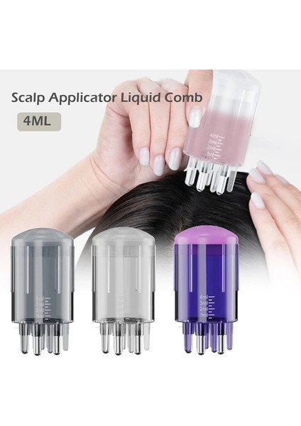 Gy Serum Yağı Saç Derisi Tedavisi Için Saç Derisi Aplikatör Sıvı Tarak Uygulayın Uçucu Yağ Sıvı Rehberlik Masaj Tarak Saç Büyüme (Yurt Dışından)