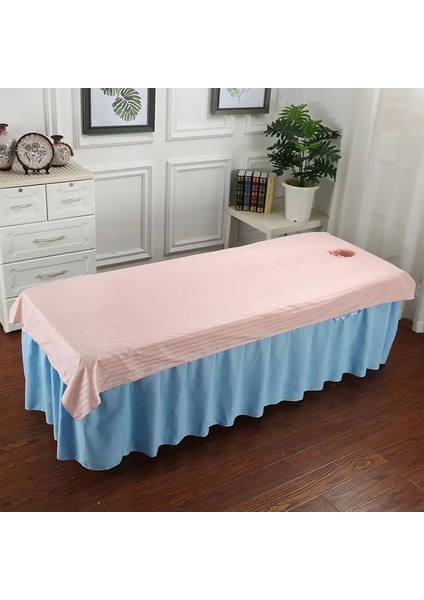 Yeşim Delikli 100 cm x 200 cm Saf Pamuk Güzellik Salonu Çarşaf Yatak Yapımı Için Güzellik Çarşaf (Yurt Dışından)