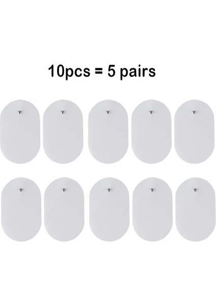 10 Adet 4X6CM 20/10 Adet Snap Onlarca Elektrot Pedleri Iletken Jel Pedi Vücut Akupunktur Tedavisi Masajı Terapötik Darbe Stimülatörü Elektro Ped (Yurt Dışından)