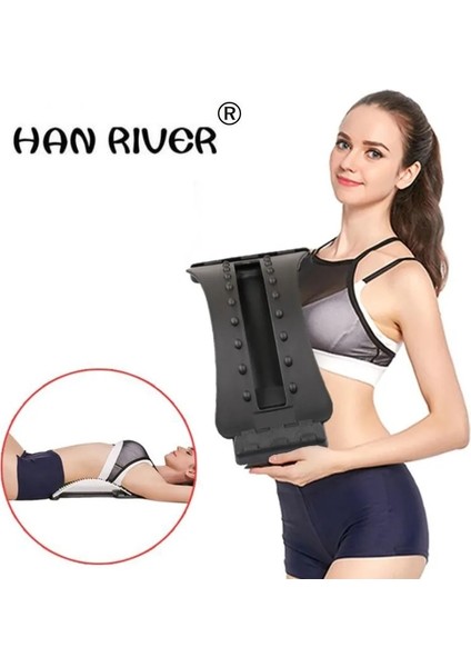 Hanrıver Geri Sihirli Artı Bel Rahatla Mate Çok Seviyeli Sırt Germe, Sırt Masajı Sihirli Sedye Fitness Ekipmanları Sıcak Satış (Yurt Dışından)