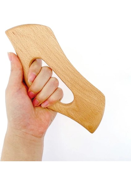 D-Ahşap Kömürleşmiş Ahşap Gua Sha Araçları Anti Selülit Masaj Aracı Ahşap Lenfatik Drenaj Kürek Gua Sha Masaj Doku Gua Sha Kurulu (Yurt Dışından)