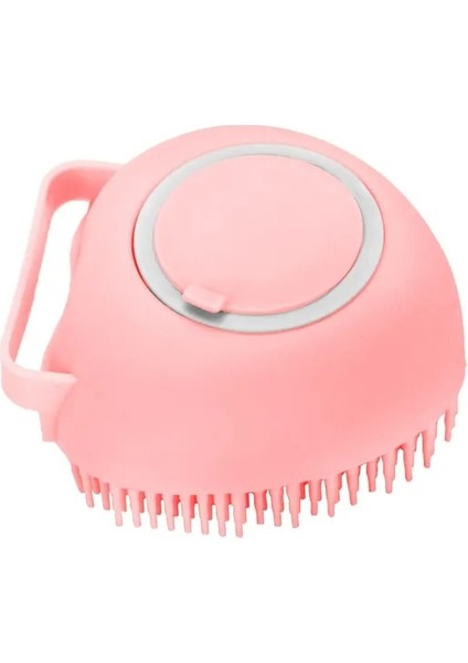 Pembe Silikon Kafa Vücut Saç Derisi Masaj Fırçası Silikon Şampuan Fırçası Saç Yıkama Tarağı Duş Fırçası Banyo Spa Masaj Fırçası Saç Fırçası (Yurt Dışından)