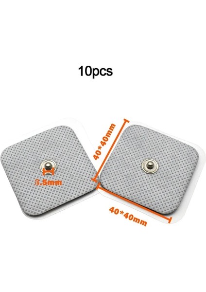 10 PCS4X4CM 10 Adet 5*5cm Kendinden Yapışkanlı Jel Elektrot Pedleri Onlarca Akupunktur Vücut Masaj Terapisi Elektrik Kas Stimülatörü Masaj (Yurt Dışından) fiyatları
