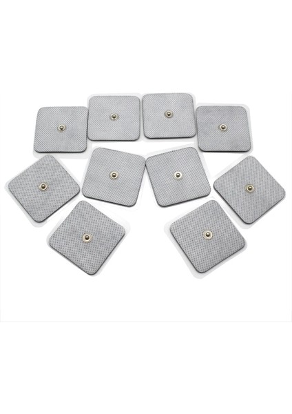 10 PCS4X4CM 10 Adet 5*5cm Kendinden Yapışkanlı Jel Elektrot Pedleri Onlarca Akupunktur Vücut Masaj Terapisi Elektrik Kas Stimülatörü Masaj (Yurt Dışından) indirimleri