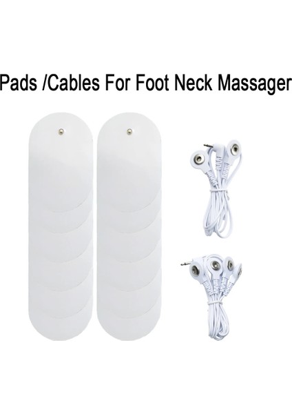 10 Adet Ped Pedleri Kabloları Ems Ayak Boyun Masajı Elektrot Pedleri Jel Vücut Masajı Yama Onlarca Ayak Kas Stimülatörü Etiket Aksesuarları (Yurt Dışından) modelleri