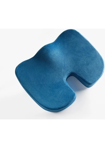 Mavi Araba U Şeklinde Koltuk Minderi Jel Yeni Seyahat Nefes Koltuk Minderi Kuyruk Sokumu Ortopedik Bellek Köpük U Koltuk Masaj Koltuğu Minderi Pedi (Yurt Dışından)