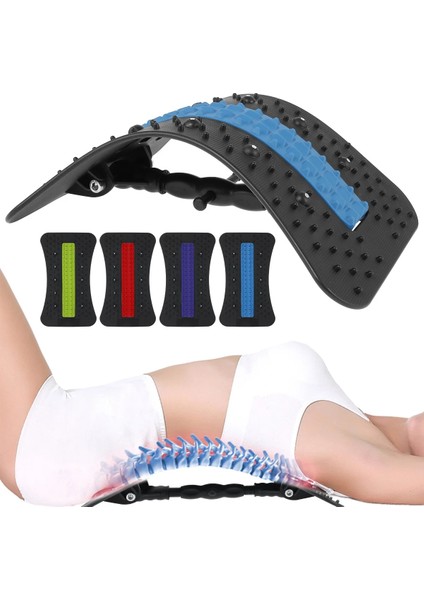 Mavi Sırt Masajı Sedye Ekipmanları Masaj Aletleri Massageador Sihirli Streç Spor Bel Desteği Gevşeme Omurga Ağrısı Rölyef (Yurt Dışından) fiyatları