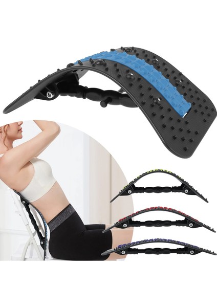 Mavi Sırt Masajı Sedye Ekipmanları Masaj Aletleri Massageador Sihirli Streç Spor Bel Desteği Gevşeme Omurga Ağrısı Rölyef (Yurt Dışından) modelleri