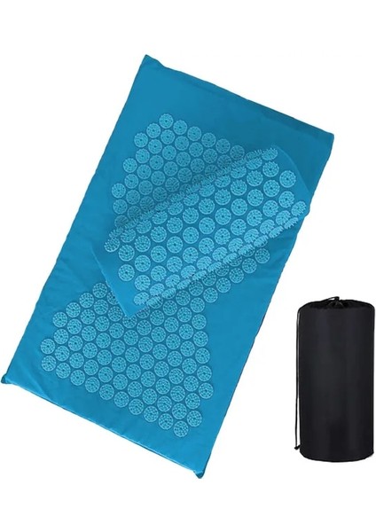 Çanta ile Tip A 2022 Yeni Masaj Minderi Masaj Yoga Mat Akupunktur Stres Rahatlatmak Geri Vücut Ağrısı Başak Mat Akupunktur Mat (Yurt Dışından)