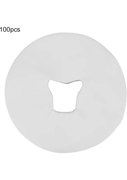 Dairesel U Beyaz 100 Adet Tek Kullanımlık Dokunmamış Kafalık Yastık Kağıt Güzellik Spa Salonu Yatak Masa Örtüsü Masaj Yüz Beşik Masa Baş Dayanağı Kapakları (Yurt Dışından) fiyatları