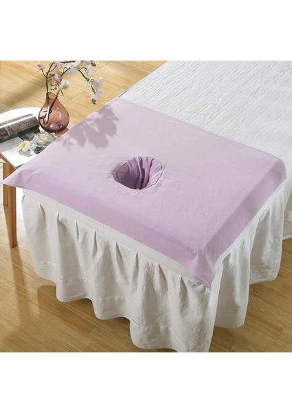 Mavi Kar Saf Pamuk Spa Yarım Masaj Masa Örtüsü Güzellik Yatağı Yüz Delik Havlusu 50*70 cm Masaj Çarşafları Masaj Masası Kapakları (Yurt Dışından) fiyatları