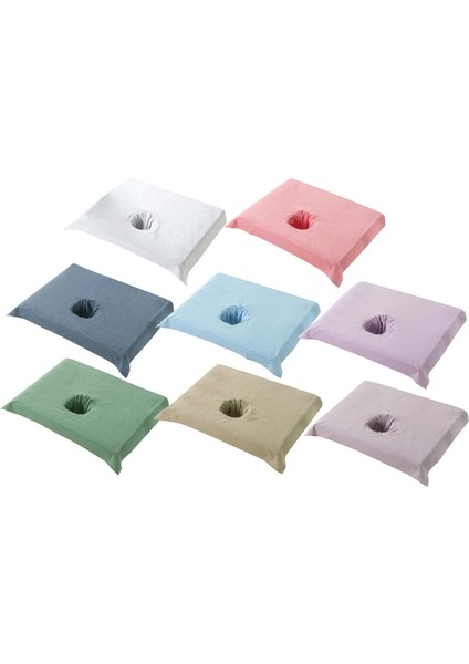 Mavi Kar Saf Pamuk Spa Yarım Masaj Masa Örtüsü Güzellik Yatağı Yüz Delik Havlusu 50*70 cm Masaj Çarşafları Masaj Masası Kapakları (Yurt Dışından) modelleri