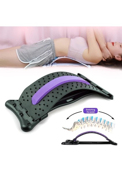 Mavi Yeni Tip Sırt Masajı Sırtı Düzeltin Fabrika Tasarımı Çok Seviyeli Ayarlanabilir Lomber Hızlı Rölyef Omurga Ağrısı Sırt Kraker (Yurt Dışından) modelleri