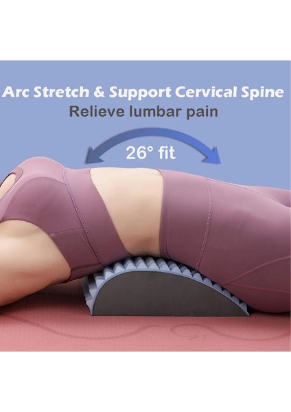 Mavi Boyun ve Sırt Sedyesi, Bel Ağrısını Gidermek Için Sırt Boyun Krakeri, Yenileyici Sırt Sedyesi, Bel Rahatlatıcı Yoga Sedyesi (Yurt Dışından)
