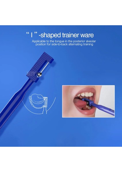 5 Adet Oral Eğitmen Çocuk Ağız Dil Ucu Egzersiz Eğitmeni Oral Kas Gücü Dil Eğitim Aracı Ağız Bakımı Ağız Dil Ucu Egzersiz (Yurt Dışından) fırsatları