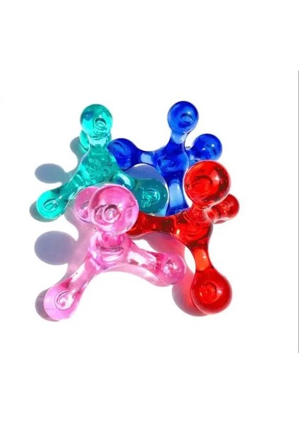 Rastgele Renk Mini Kemer Vücut Masajı El Sağlık Dengesi Dört Top Sırt Masaj Sopası Relax Akupunktur Sağlık Masaj Aracı Dropshipping (Yurt Dışından)