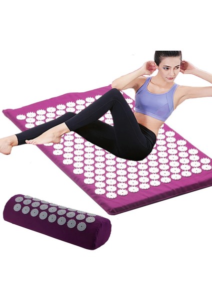 Yeşil Çanta ile Akupunktur Masaj Mat Masaj Minderi Mat Shakti Akupunktur Mat Rahatlatmak Vücut Ağrısı Akupunktur Spike Yoga Mat Yastık ile (Yurt Dışından) modelleri